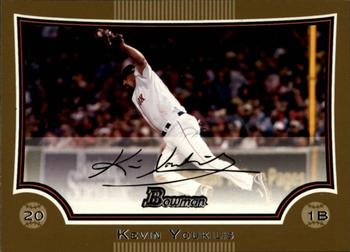 2009 Bowman - Gold #188 Kevin Youkilis Front