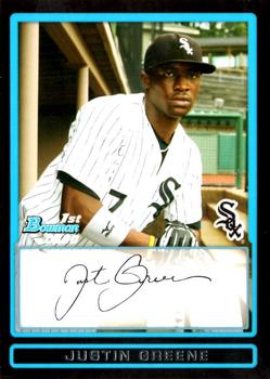 2009 Bowman - Prospects #BP70 Justin Greene Front