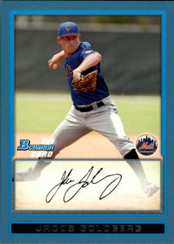 2009 Bowman - Prospects Blue #BP65 Jacob Goldberg Front