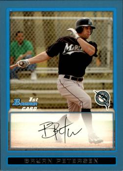 2009 Bowman - Prospects Blue #BP89 Bryan Petersen Front