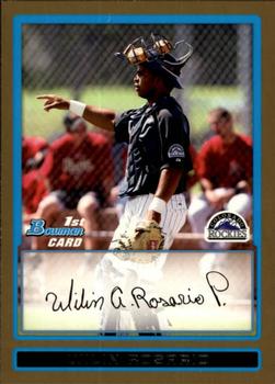 2009 Bowman - Prospects Gold #BP58 Wilin Rosario Front