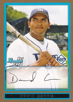 2009 Bowman - Prospects Gold #BP63 David Genao Front
