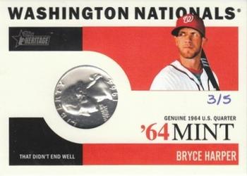 2013 Topps Heritage - 1964 Mint Quarter #64M-BH Bryce Harper Front