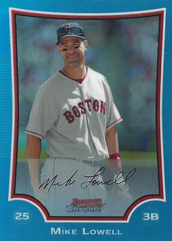 2009 Bowman Chrome - Blue Refractors #142 Mike Lowell Front
