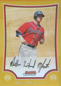 2009 Bowman Chrome - Gold Refractors #19 Nate McLouth Front