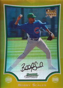 2009 Bowman Chrome - Gold Refractors #175 Bobby Scales Front