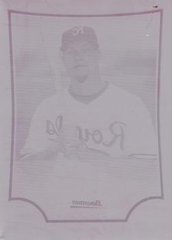 2009 Bowman Chrome - Printing Plates Magenta #47 Mike Jacobs Front