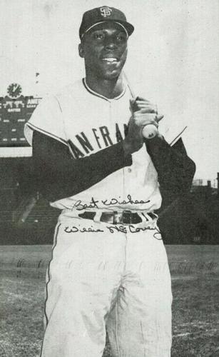 1959 JD McCarthy Postcards #NNO Willie McCovey Front