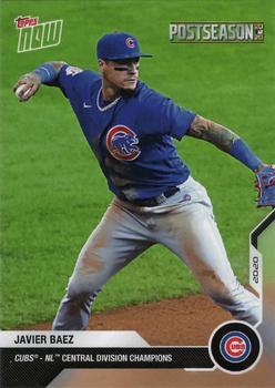 2020 Topps Now Postseason Chicago Cubs #PS-91 Javier Baez Front