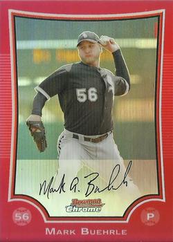 2009 Bowman Chrome - Red Refractors #121 Mark Buehrle Front