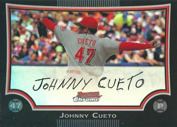2009 Bowman Chrome - Refractors #112 Johnny Cueto Front