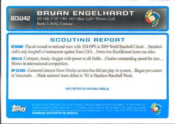 2009 Bowman Chrome - WBC Prospects #BCW42 Bryan Engelhardt Back