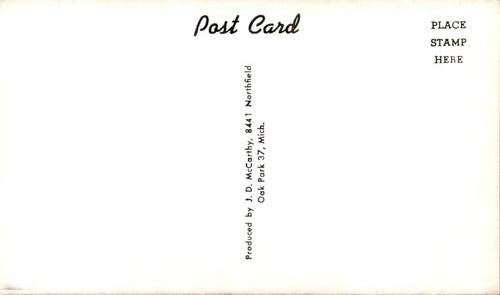 1964 JD McCarthy Postcards #NNO Pete Charton Back