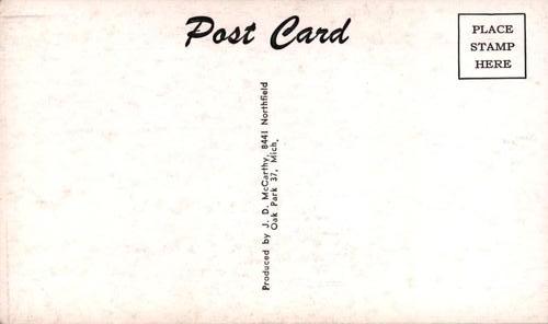1955 JD McCarthy Postcards #NNO Jim Busby Back