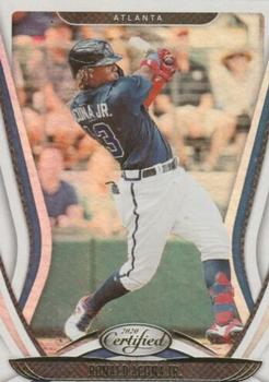 2020 Panini Chronicles - Certified #13 Ronald Acuna Jr. Front