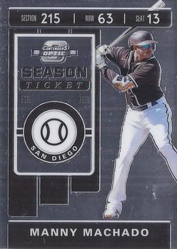 2020 Panini Chronicles - Contenders Optic #15 Manny Machado Front