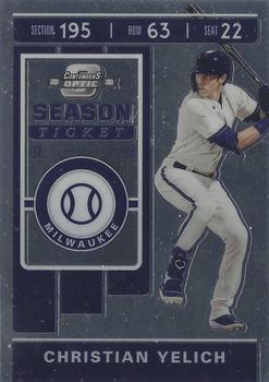 2020 Panini Chronicles - Contenders Optic #24 Christian Yelich Front