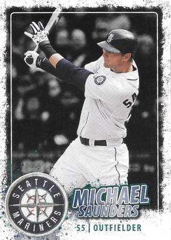 2011 Seattle Mariners #20 Michael Saunders Front