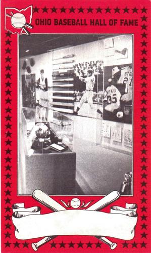 1982-91 Ohio Baseball Hall of Fame #1 Ohio Hall Of Fame Front