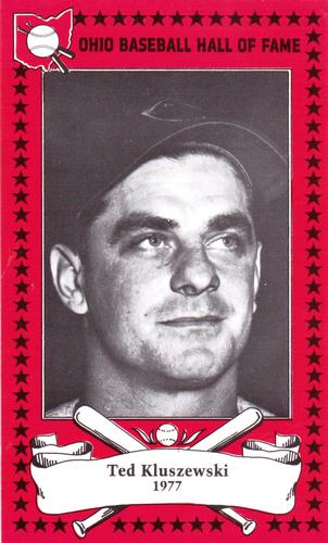 1982-91 Ohio Baseball Hall of Fame #18 Ted Kluszewski Front