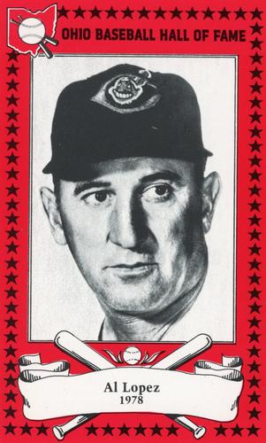 1982-91 Ohio Baseball Hall of Fame #27 Al Lopez Front