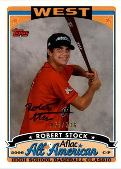 2009 Bowman Draft Picks & Prospects - AFLAC All-American Classic Autographs #AFLAC-RS Robert Stock Front