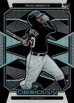 2020 Panini Chronicles - Obsidian #16 Travis Demeritte Front