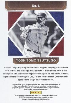 2020 Panini Chronicles - Timeless Treasures #6 Yoshitomo Tsutsugo Back