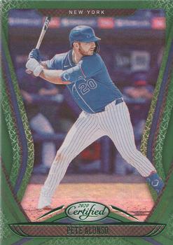 2020 Panini Chronicles - Certified Green #1 Pete Alonso Front