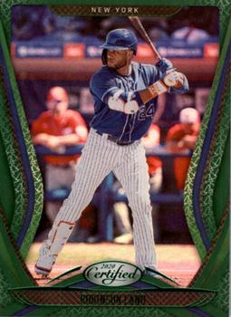 2020 Panini Chronicles - Certified Green #18 Robinson Cano Front