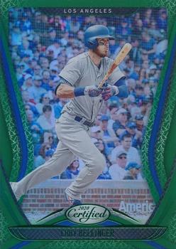 2020 Panini Chronicles - Certified Green #21 Cody Bellinger Front