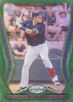2020 Panini Chronicles - Certified Green #26 Austin Riley Front