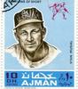 1969 Ajman Champions of Sports Stamps #NNO Stan Musial Front