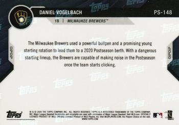 2020 Topps Now Postseason Milwaukee Brewers #PS-148 Daniel Vogelbach Back