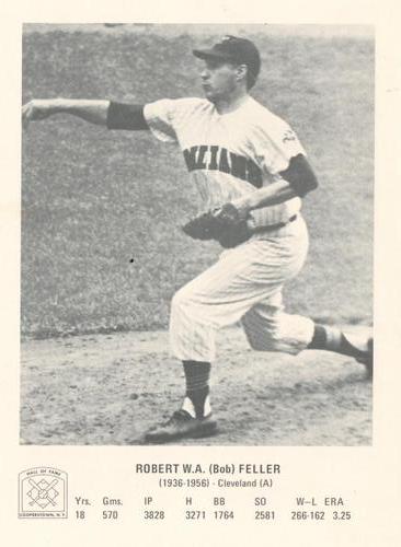 1973 Hall of Fame Picture Pack #NNO Bob Feller Front