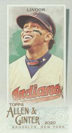 2020 Topps Allen & Ginter - Mini Exclusives Extended #369 Francisco Lindor Front