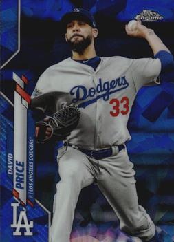 2020 Topps Chrome Sapphire Edition #299 David Price Front