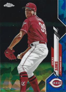 2020 Topps Chrome Sapphire Edition #496 Lucas Sims Front