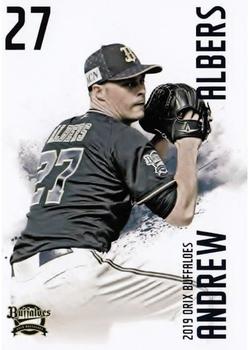 2019 Orix Buffaloes #11 Andrew Albers Front