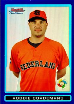 2009 Bowman Draft Picks & Prospects - Chrome WBC Prospects Refractors #BDPW29 Robbie Cordemans Front