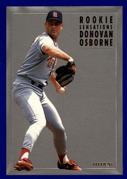 1993 Fleer - Rookie Sensations (Series One) #10 Donovan Osborne Front