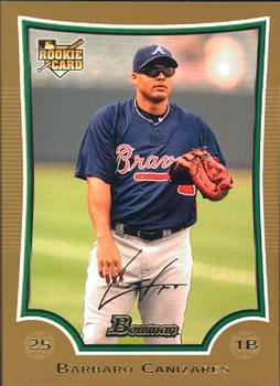 2009 Bowman Draft Picks & Prospects - Gold #BDP30 Barbaro Canizares Front
