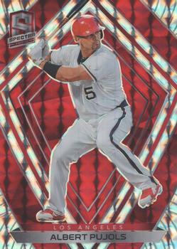 2020 Panini Chronicles - Spectra Red #12 Albert Pujols Front