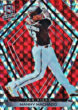 2020 Panini Chronicles - Spectra Red #24 Manny Machado Front