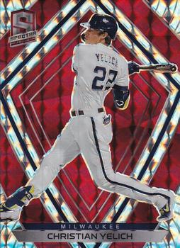 2020 Panini Chronicles - Spectra Red #89 Christian Yelich Front