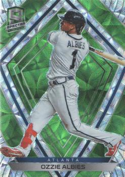 2020 Panini Chronicles - Spectra Neon Green #49 Ozzie Albies Front