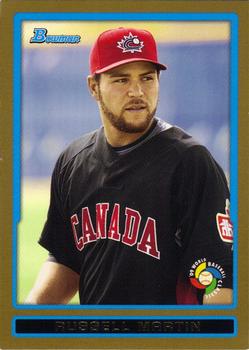 2009 Bowman Draft Picks & Prospects - WBC Prospects Gold #BDPW18 Russell Martin Front