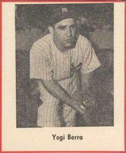 1947 Sports Exchange Miniatures (W602) #NNO Yogi Berra Front