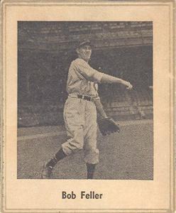 1947 Sports Exchange Miniatures (W602) #NNO Bob Feller Front