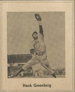 1947 Sports Exchange Miniatures (W602) #NNO Hank Greenberg Front